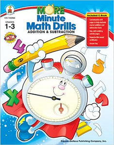 More Minute Math Drills, Grades 1 - 3 