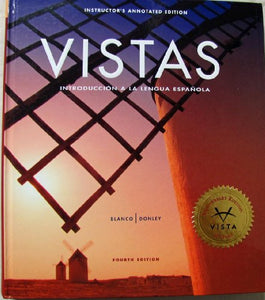 Vistas: Introduccion a la Lengua Espanol 