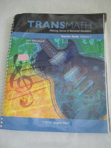 TRANSMATH Making Sense of Rational Numbers Teacher Guide Vol 1 