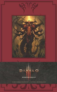 Diablo Burning Hells Hardcover Blank Journal 