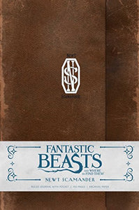 Fantastic Beasts and Where to Find Them: Newt Scamander Hardcover Ruled Journal 