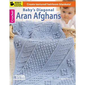 Baby's Diagonal Aran Afghans 