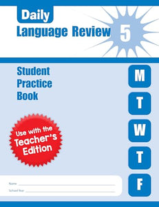 Daily Language Review, Grade 5 Individual Student Practice Book 