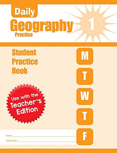 Daily Geography Practice, Grade 1 Individual Student Practice Book 