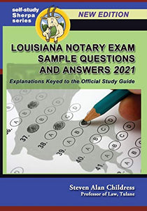 Louisiana Notary Exam Sample Questions and Answers 2021 