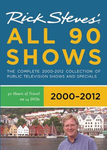 Rick Steves' Europe All 90 Shows DVD Boxed Set 2000-2012 