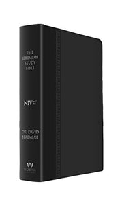 THE JEREMIAH STUDY BIBLE, NIV: (BLACK W/ BURNISHED EDGES) LEATHERLUXE? 