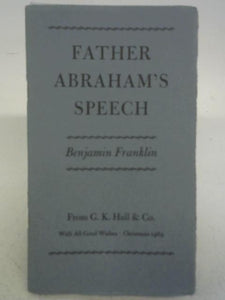 Father Abraham's Speech. 