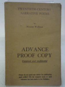 Twentieth century narrative poems 