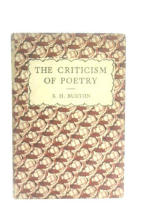 The Criticism of Poetry 