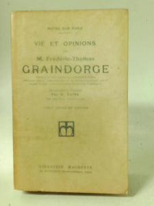 Vie et Opinions de Monsieur Frédéric-Thomas Graindorge 