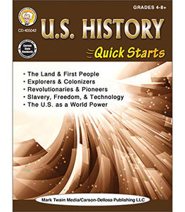 U.S. History Quick Starts Workbook 