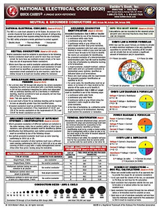 2020 NATIONAL ELECTRICAL CODE (NEC) Quick-Card 