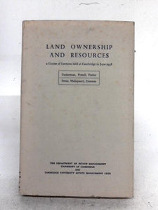 Land Ownership and Resources 