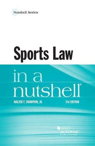 Sports Law in a Nutshell 