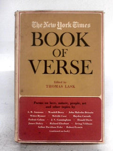 The New York Times Book of Verse 