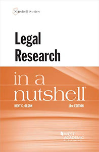 Legal Research in a Nutshell 