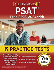 PSAT Prep 2023-2024 with 6 Practice Tests 