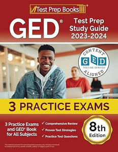 GED Test Prep Study Guide 2023-2024 