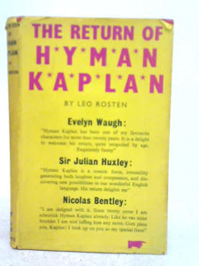 The Return Of Hyman Kaplan 