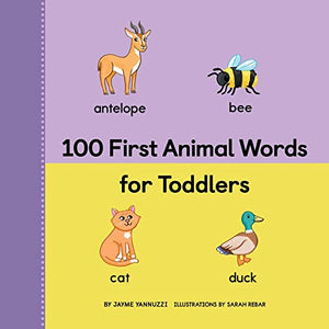 100 First Animal Words for Toddlers 