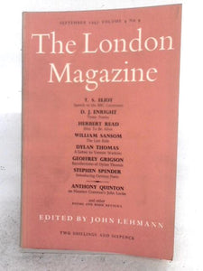 The London Magazine September 1957, Volume 4, No 9 