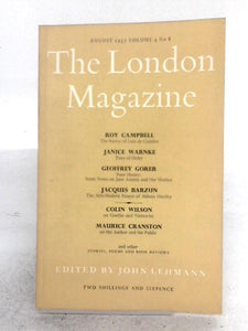 The London Magazine Volume 4. No. 8, August 1957 