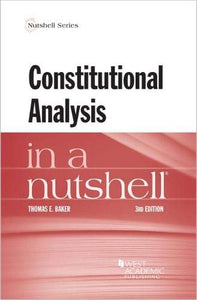 Constitutional Analysis in a Nutshell 