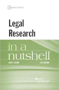 Legal Research in a Nutshell 