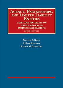 Agency, Partnerships, and Limited Liability Entities 