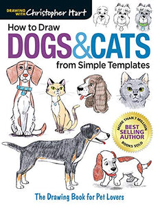 How to Draw Dogs & Cats from Simple Templates 