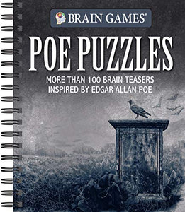 Brain Games - Poe Puzzles: More Than 100 Brain Teasers Inspired by Edgar Allan Poe 