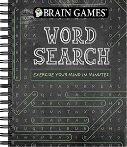 Brain Games - Word Search (Chalkboard #1) 