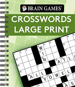 Brain Games - Crosswords Large Print (Green) 