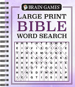 Brain Games - Large Print Bible Word Search 