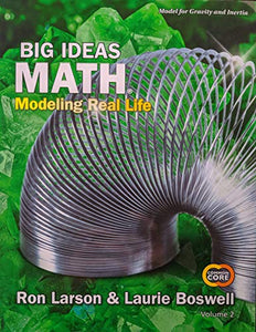 Big Ideas Math: Modeling Real Life Common Core - Grade K Student  Edition Volume 2 (1-year) 