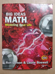 Big Ideas Math: Modeling Real Life Common Core - Grade 4 Student  Edition Volume 1 (1-year) 