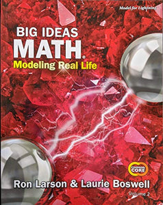 Big Ideas Math: Modeling Real Life Common Core - Grade 4 Student  Edition Volume 2 (1-year) 