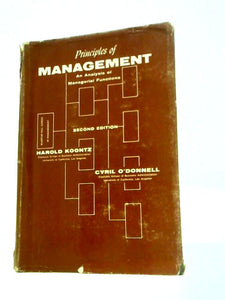 Principles of Management: An Analysis of Managerial Functions (Hill Series in Management) 