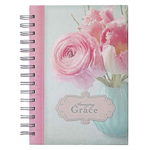 Journal Wirebound Large Amazing Grace 