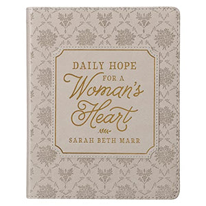 Daily Hope for a Women's Heart Devotional, Faux Leather Flexcover 