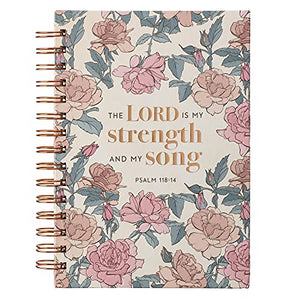 Large Wire Journal My Strength and My Song Psalm 118:14 