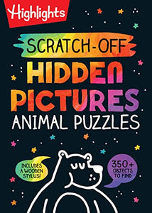 Scratch-Off Hidden Pictures Animal Puzzles 