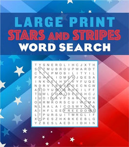 Large Print Stars and Stripes Word Search 