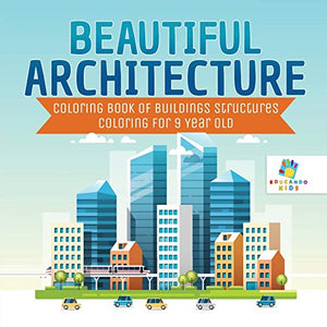 Beautiful Architecture Coloring Book of Buildings Structures Coloring for 9 Year Old 