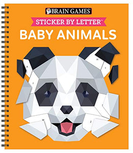 Brain Games - Sticker by Letter: Baby Animals 