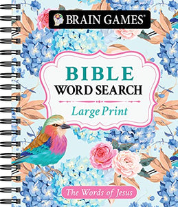 Brain Games - Large Print Bible Word Search: The Words of Jesus 