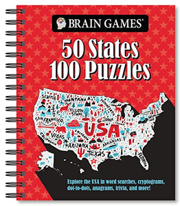 Brain Games - 50 States 100 Puzzles 