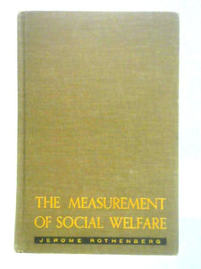 The Measurement of Social Welfare 