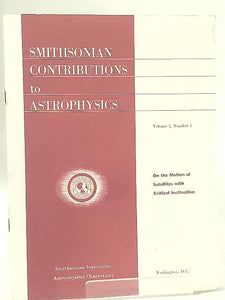 Smithsonian Contributions to Astrophysics Vol 5 No 5 On the motion of satellites with critical inclination 